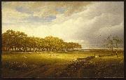 William Trost Richards Old Orchard at Newport oil